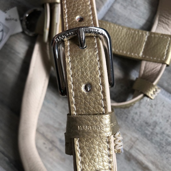 NWT Martha Stewart PETS Gold Leather Harness Size Large - Picture 4 of 6